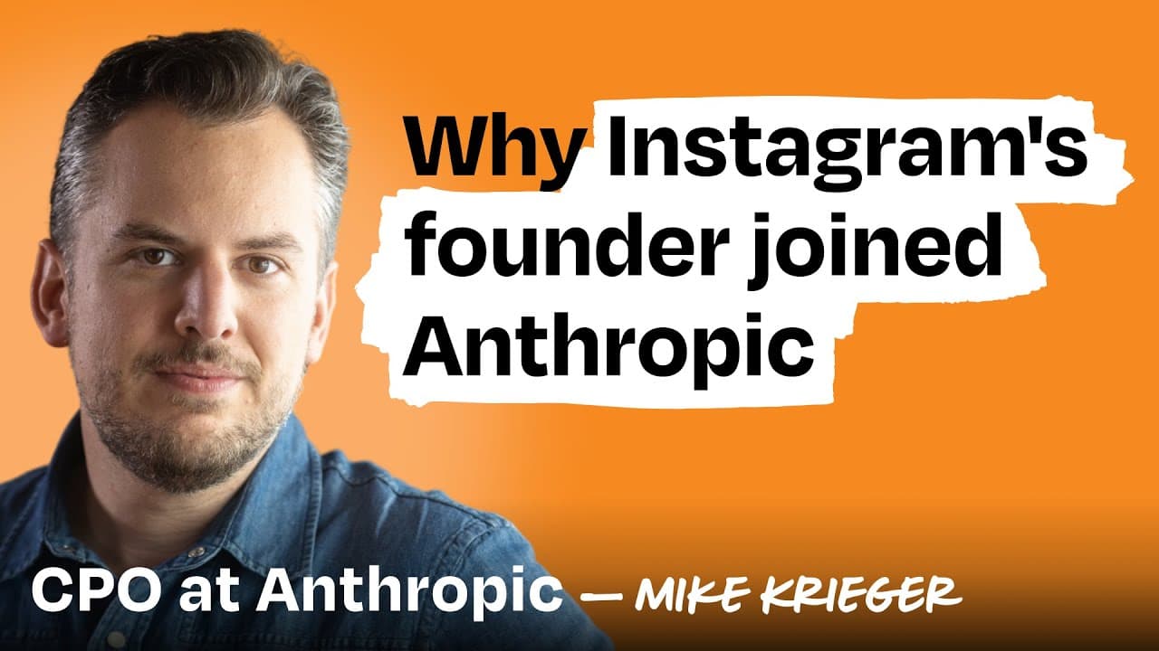 Anthropic's CPO on what comes next | Mike Krieger (co-founder of Instagram)